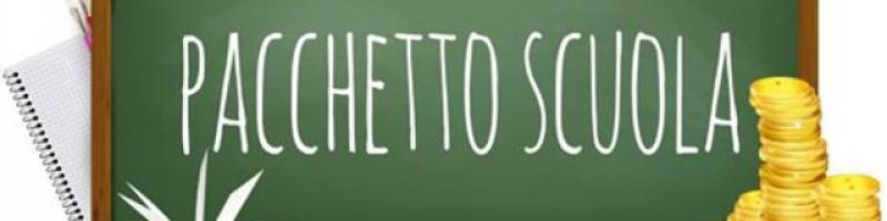 DIRITTO ALLO STUDIO: PACCHETTO SCUOLA A.S. 2024/2025